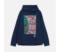 Худи оверсайз унисекс Outshine, темно-синее