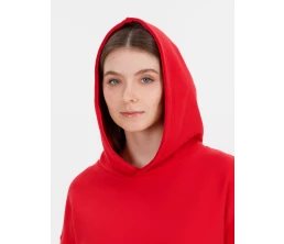 Худи оверсайз унисекс Outshine, красное