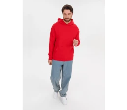 Худи оверсайз унисекс Outshine, красное