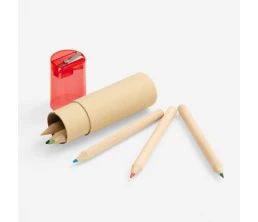 Набор карандашей Pencilvania Office с точилкой, красный