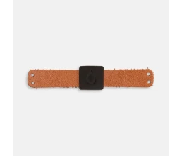 Лейбл кожаный Beta, XS, горчичный