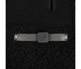 Лейбл кожаный Beta, XS, серый