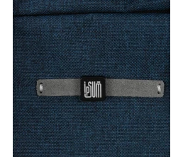 Лейбл кожаный Beta, XS, серый