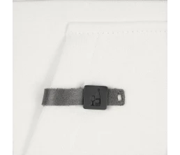 Лейбл кожаный Beta, XS, серый