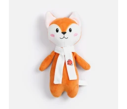 Мягкая игрушка Beastie Toys, лисенок с белым шарфом