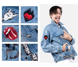 Куртка джинсовая O2, голубая