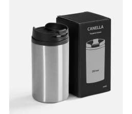 Термостакан Canella, серебристый