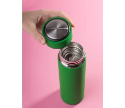 Термос с ситечком Percola, зеленый