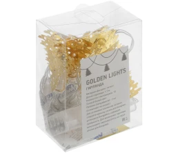 Светодиодная гирлянда Golden Lights, золотистая