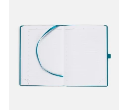 Ежедневник Favor Metal, недатированный, бирюзовый