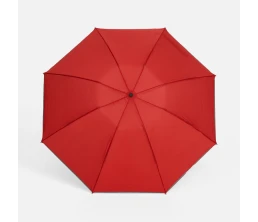 Зонт наоборот складной Futurum со светоотражающим кантом, красный
