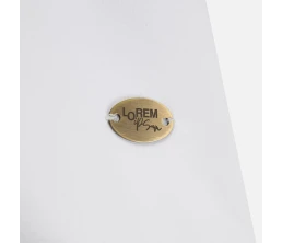 Шильдик металлический Alfa Oval, бронзовый