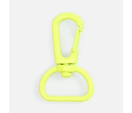 Застежка-карабин Snap Hook, M, желтый неон
