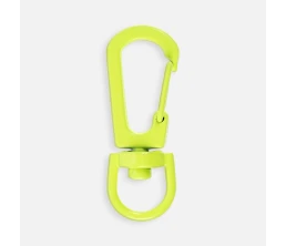 Застежка-карабин Snap Hook, S, желтый неон