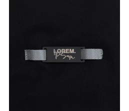 Шильдик металлический Kova, черный