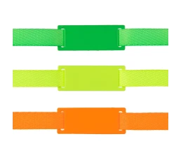 Шильдик металлический Kova, оранжевый неон