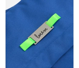 Шильдик металлический Kova, серебристый