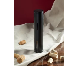 Электрический штопор с ножом для фольги Wine Crime, черный