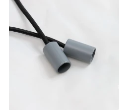 Пара наконечников для шнурка Tizzle, серый