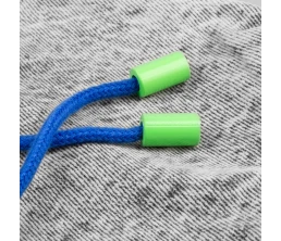 Пара наконечников для шнурка Tizzle, зеленый неон