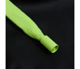 Пара наконечников для шнурка Tizzle, желтый неон