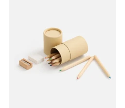 Набор цветных карандашей Pencilvania Tube Plus, крафт