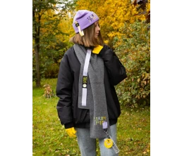 Шарф Urban Flow, темно-серый меланж