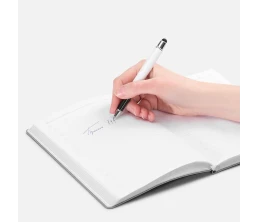 Роллер Scribo со стилусом, матовый белый