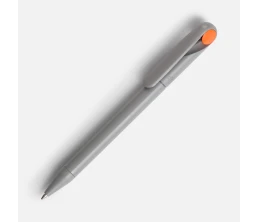 Ручка шариковая Prodir DS1 TMM Dot, серая с оранжевым