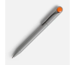 Ручка шариковая Prodir DS1 TMM Dot, серая с оранжевым