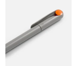 Ручка шариковая Prodir DS1 TMM Dot, серая с оранжевым