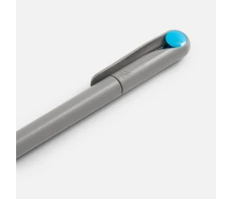 Ручка шариковая Prodir DS1 TMM Dot, серая с голубым