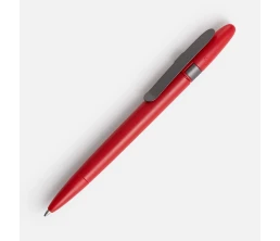 Ручка шариковая Prodir DS5 TSM Metal Clip, красная с серым