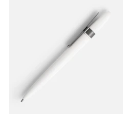 Ручка шариковая Prodir DS5 TSM Metal Clip, белая с серым