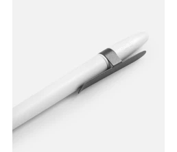 Ручка шариковая Prodir DS5 TSM Metal Clip, белая с серым