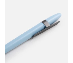 Ручка шариковая Prodir DS5 TSM Metal Clip, голубая с серым