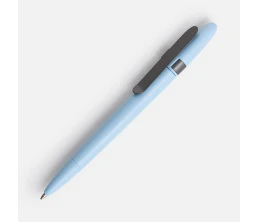 Ручка шариковая Prodir DS5 TSM Metal Clip, голубая с серым