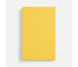 Ежедневник Duplex, недатированный, белый с желтым