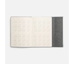 Ежедневник Petrus Flap, недатированный, серый