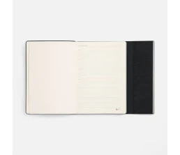 Ежедневник Petrus Flap, недатированный, черный