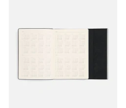 Ежедневник Petrus Flap, недатированный, черный
