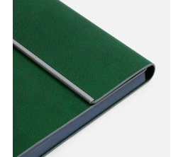 Ежедневник Petrus Flap, недатированный, зеленый