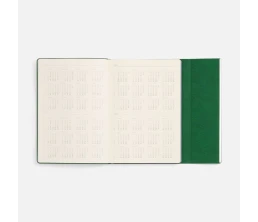 Ежедневник Petrus Flap, недатированный, зеленый