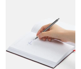 Ручка шариковая Slim Beam, серая