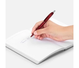 Ручка шариковая Bright Spark, красный металлик