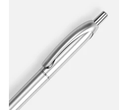 Ручка шариковая Bright Spark, серебристая