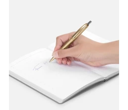 Ручка шариковая Bright Spark, золотистая