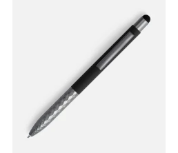 Ручка шариковая Digit Soft Touch со стилусом, черная