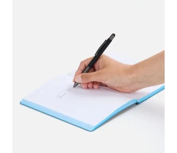 Ручка шариковая Digit Soft Touch со стилусом, черная