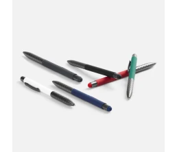 Ручка шариковая Digit Soft Touch со стилусом, серая